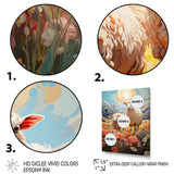 Sheep Whimsical Grazing - Sheep Wall Art Prints