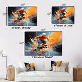 Skateboard Urban Pulse - Skateboard Canvas Wall Art