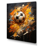 Soccer Abstract Striker - Soccer Canvas Wall Art