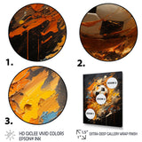 Soccer Abstract Striker - Soccer Canvas Wall Art