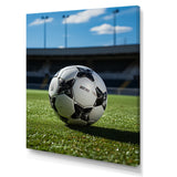 Soccer Ball Of Shadows I - Soccer Canvas Wall Art