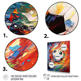 Abstract Soccer Energy - Soccer Canvas Wall Art
