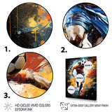 Abstract Soccer Portrait Fusion - Soccer Canvas Wall Art