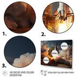 Space Shuttle Delicate Maneuvering - Space Shuttle Canvas Wall Art