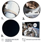 Space Astronauts Extravehicular Activities - Space Shuttle Canvas Wall Art