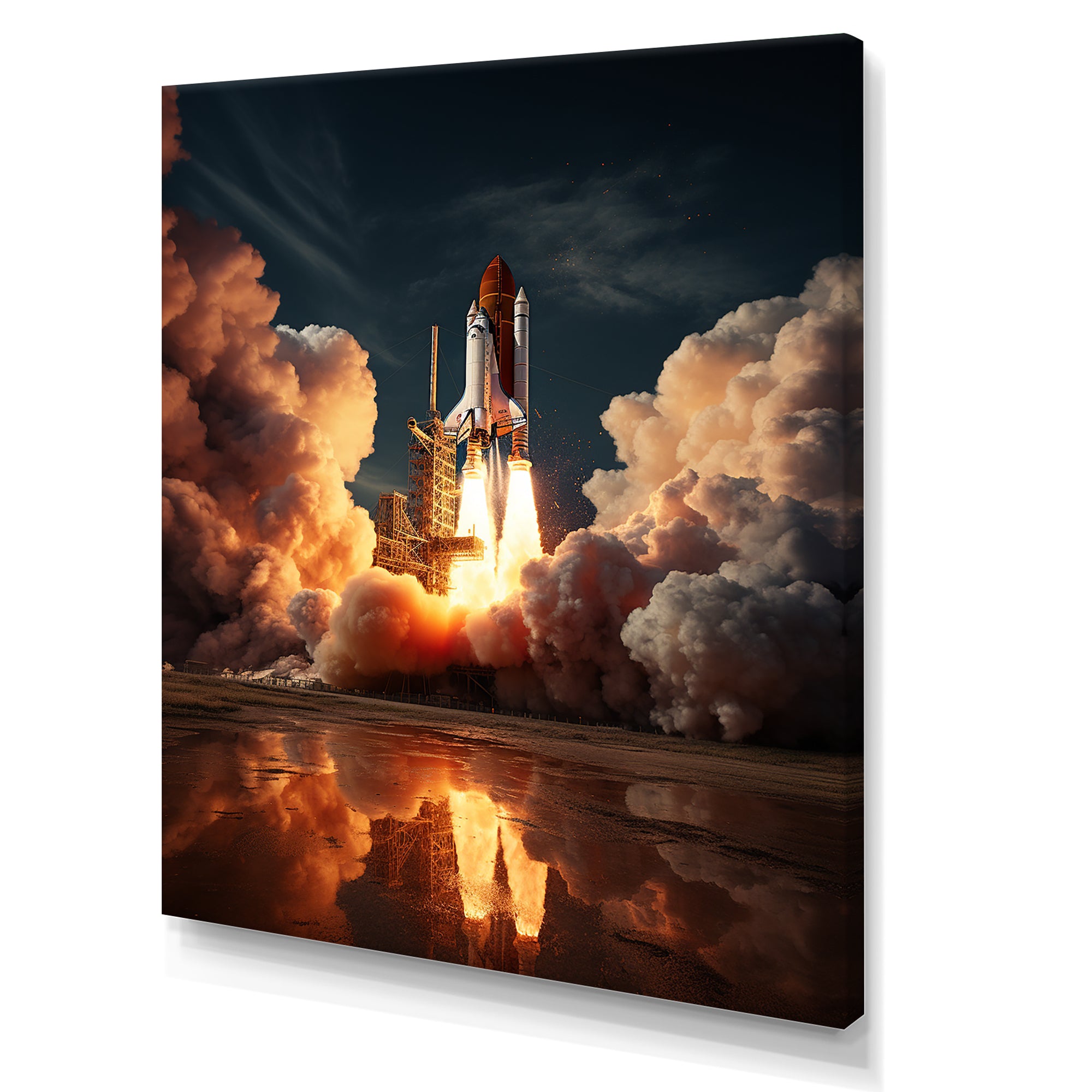 Space Shuttle Legacy Of Exploration I - Space Shuttle Canvas Wall Art