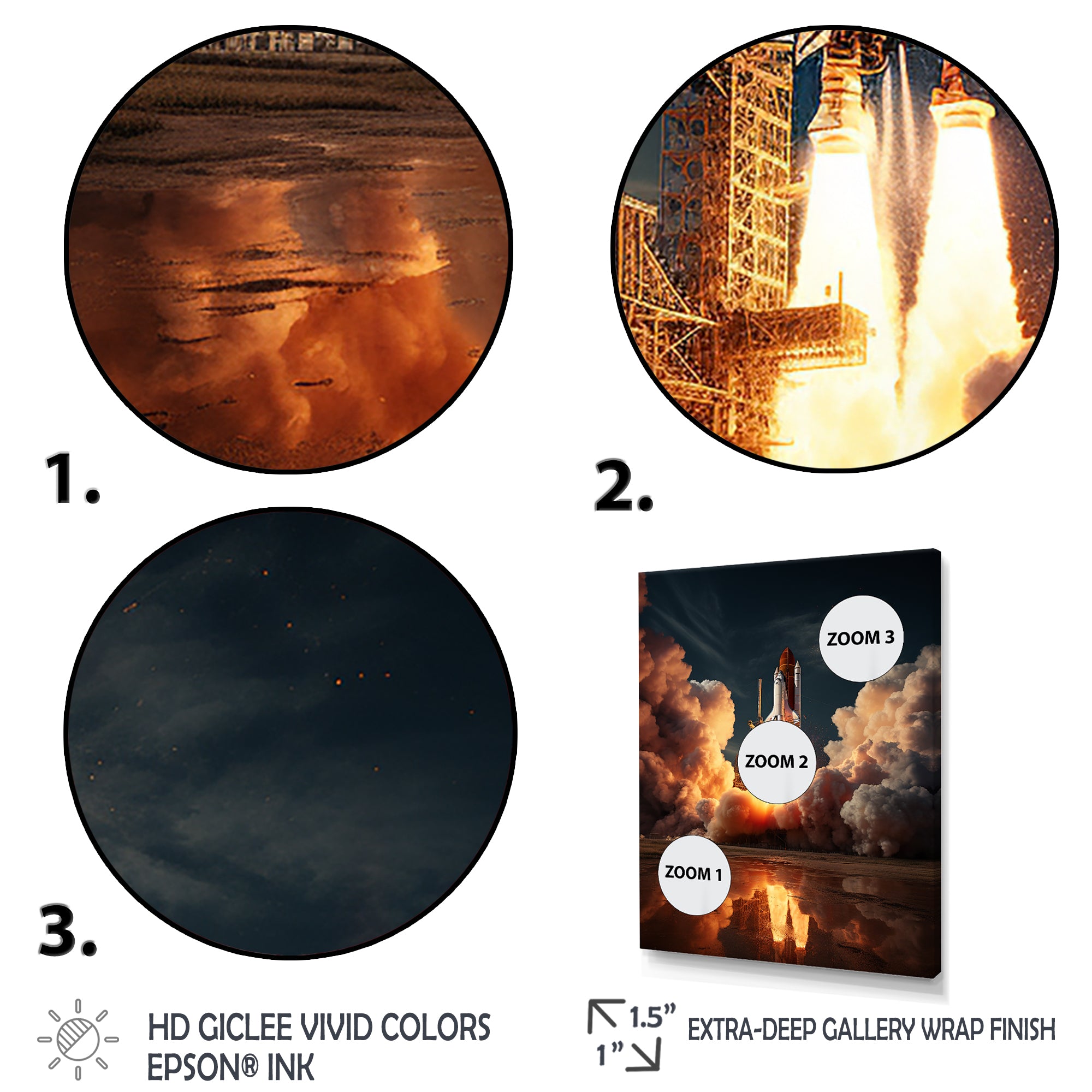 Space Shuttle Legacy Of Exploration I - Space Shuttle Canvas Wall Art