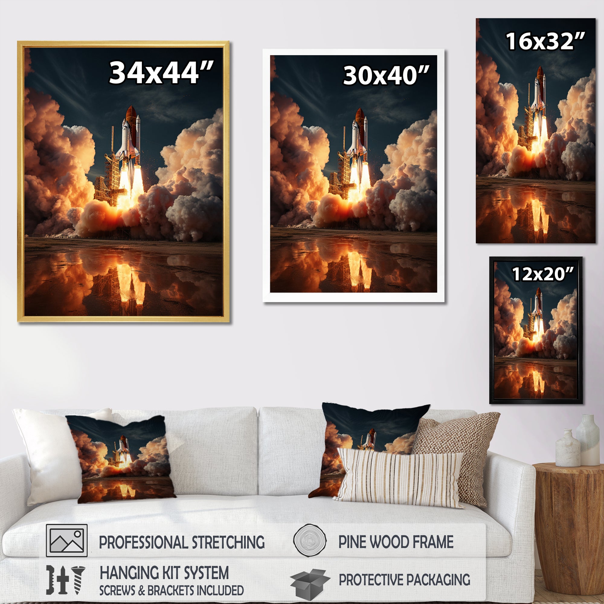 Space Shuttle Legacy Of Exploration I - Space Shuttle Canvas Wall Art