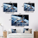 Shuttle In The Space I - Space Shuttle Canvas Wall Art