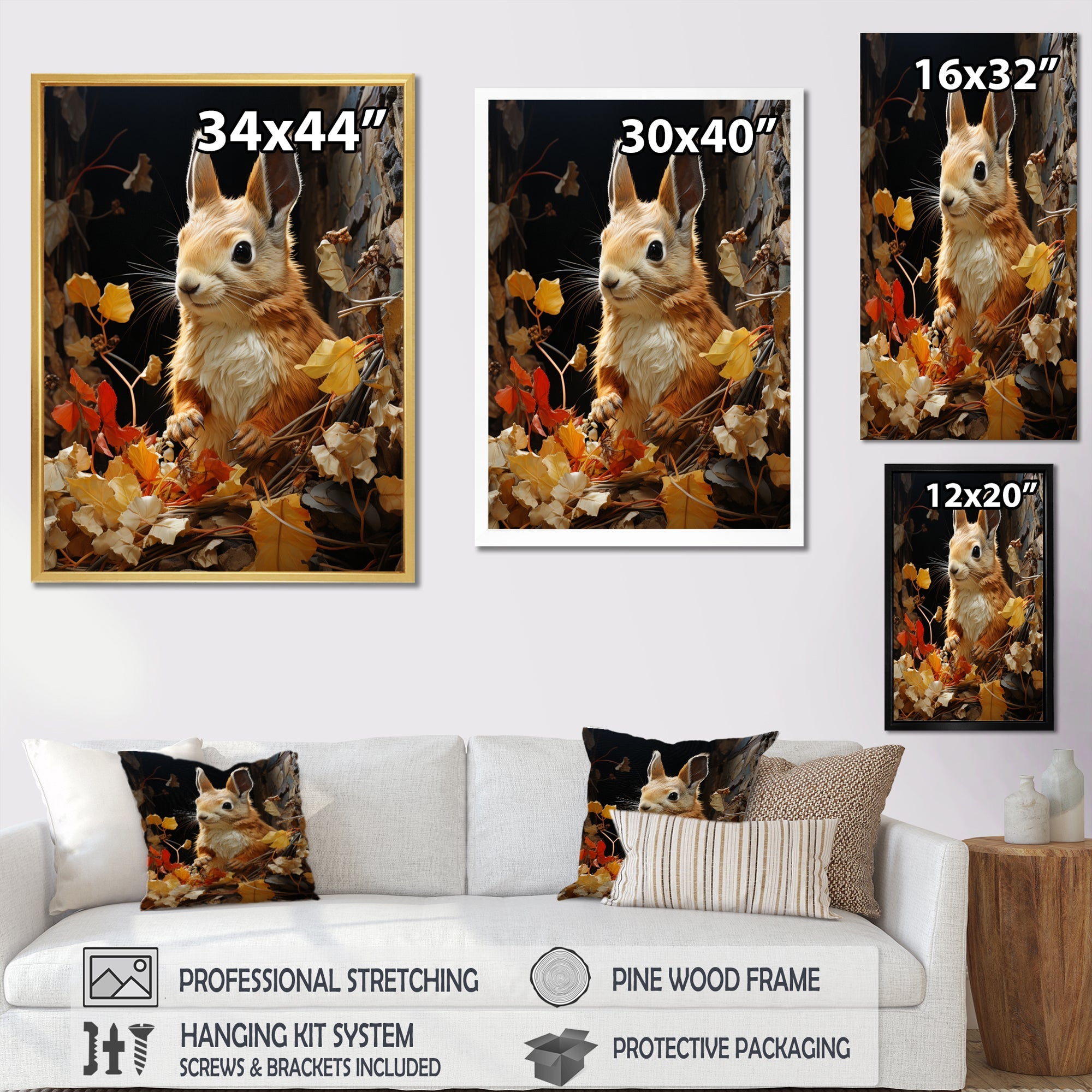 Brown Squirrel Squirrels Sanctuary An - Squirrel Home Decor Art