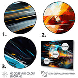 Abstracted Train Velocity - Train Canvas Wall Art