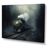 Train Atmospheric Whispers I - Train Canvas Wall Art