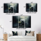 Train Atmospheric Whispers I - Train Canvas Wall Art