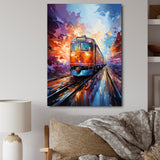 Train Bold Rhythms - Train Canvas Wall Art