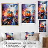 Train Bold Rhythms - Train Canvas Wall Art
