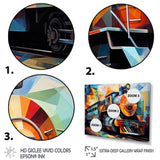 Abstract Train Cubist Expressions I - Train Canvas Wall Art