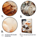 Abstract Train Elemental Express I - Train Canvas Wall Art