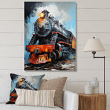 Train Fluid Motion - Train Canvas Wall Art