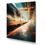 Train Luminous Trail Lights I - Train Canvas Wall Art