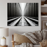 Train Minimalist Tracks I - Train Canvas Wall Art
