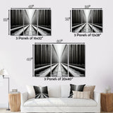 Train Minimalist Tracks I - Train Canvas Wall Art