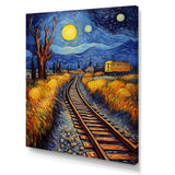 Train Rails By Vincent - Train Canvas Wall Art