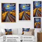 Train Rails By Vincent - Train Canvas Wall Art