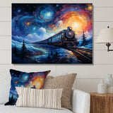 Abstract Train Rails By Vincent - Train Canvas Wall Art