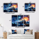 Abstract Train Rails By Vincent - Train Canvas Wall Art