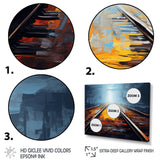 Train Serene Railways Track - Train Canvas Wall Art