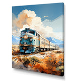 Abstract Train Sublime Landscapes I - Train Canvas Wall Art