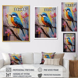 Bluebird Serenade Painting - Bird Wall Decor