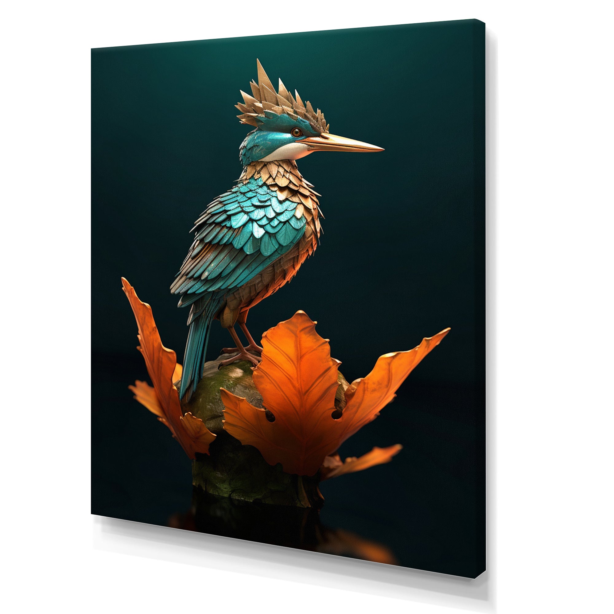 Blue Kingfisher Nature Photography - Bird Wall Decor