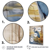 Blue Heron By The Waterside Watercolor - Bird Wall Art Prints