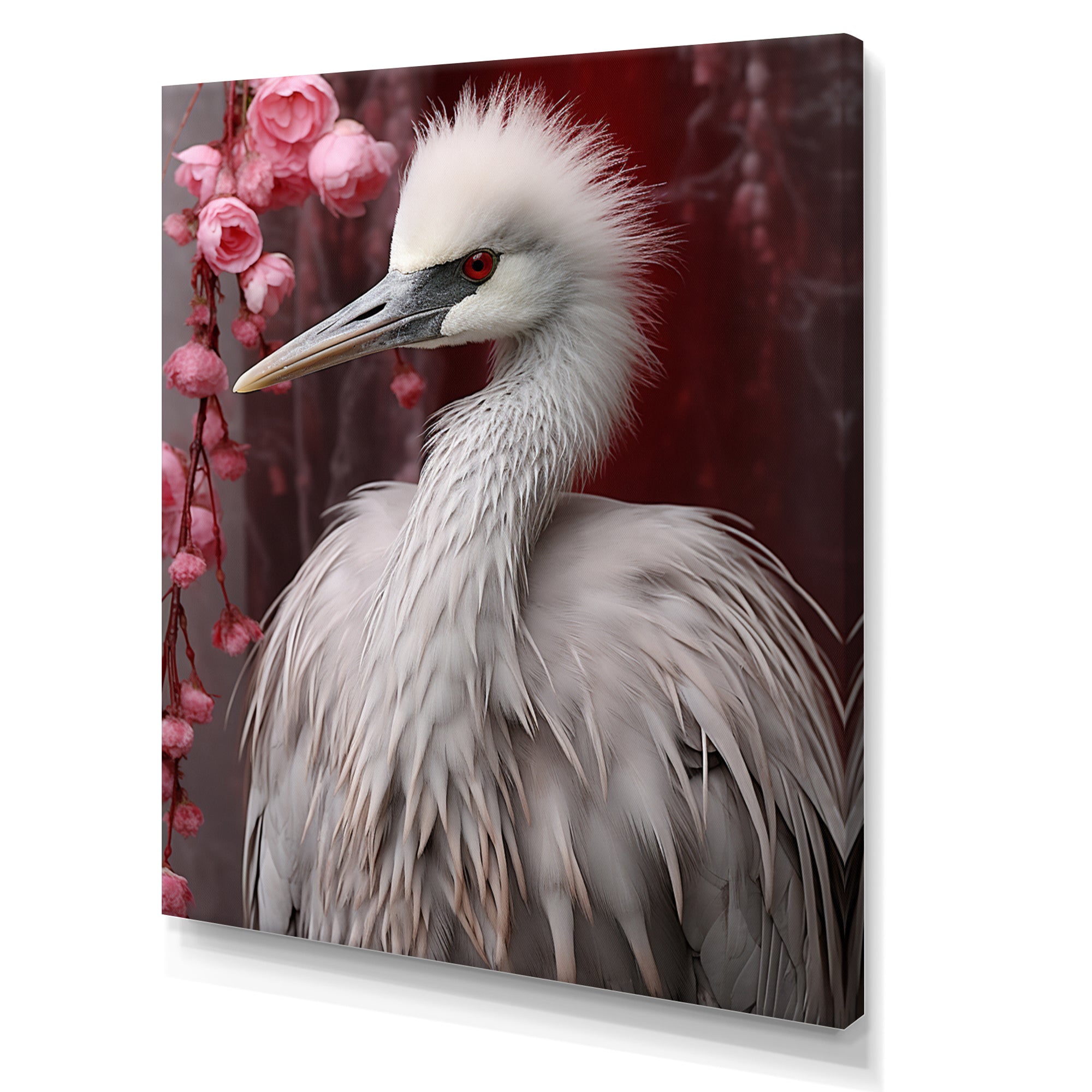 Majestic White Bird Nature Photography - Bird Living Room Wall Art