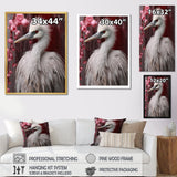 Majestic White Bird Nature Photography - Bird Living Room Wall Art