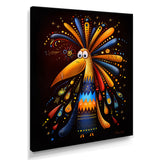 Friendly Colorful Paradise Bird - Bird Bedroom Wall Art