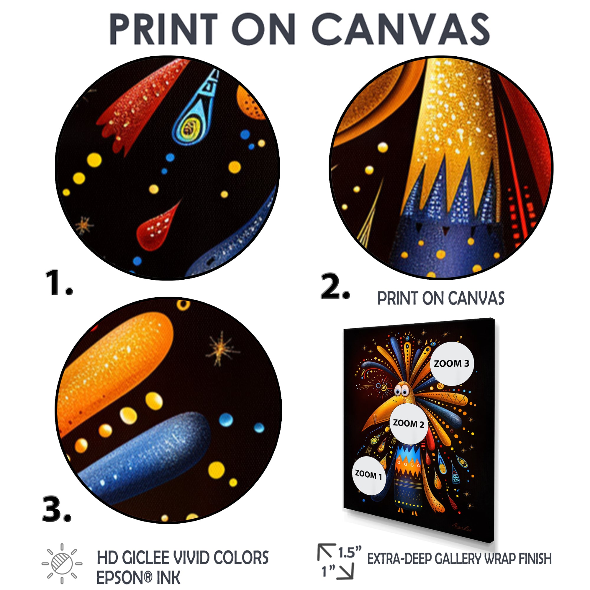 Friendly Colorful Paradise Bird - Bird Bedroom Wall Art