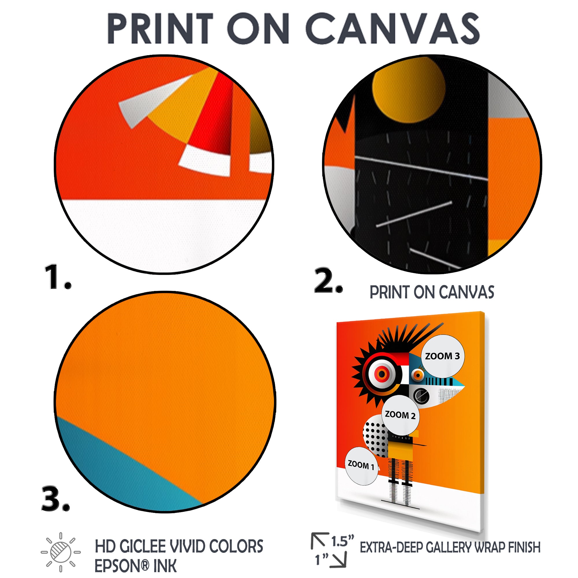 Strange Friendly Creature On Yellow - Bird Canvas Wall Art