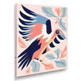 Eagle Retro Illustration - Bird Floral Wall Decor