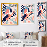 Eagle Retro Illustration - Bird Floral Wall Decor