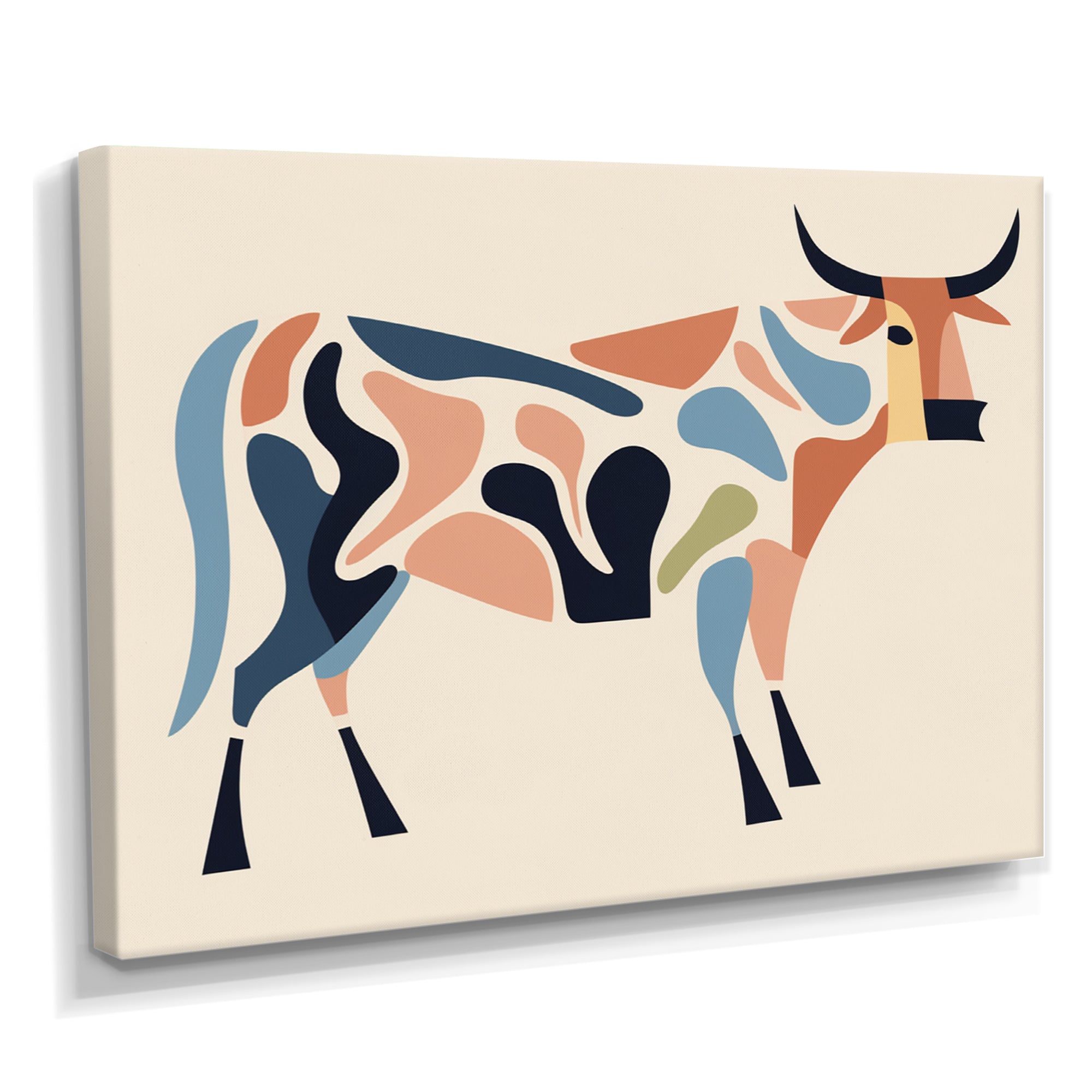 Power in Motion Graphic Bull - Bull Wall Decor
