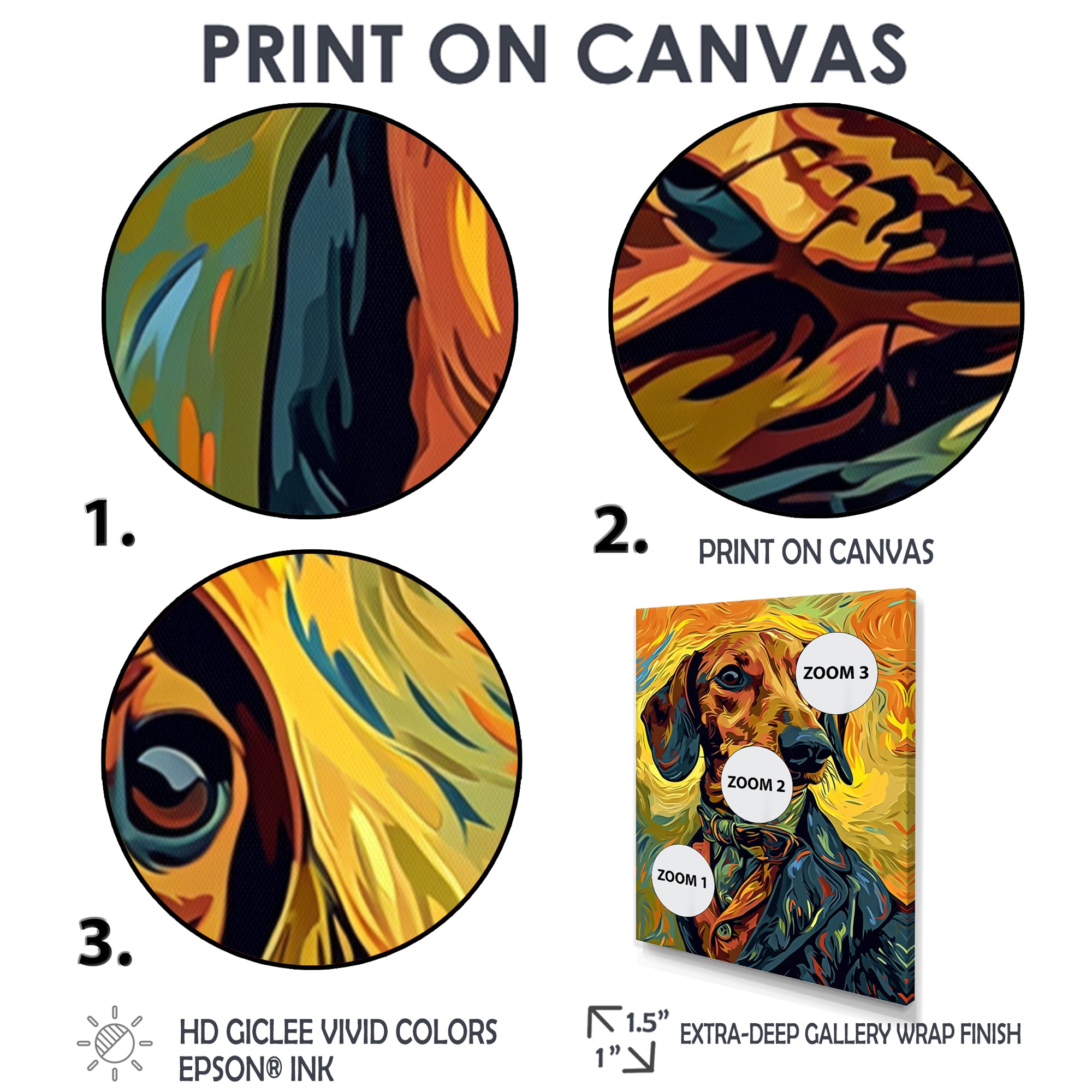 Stylish Dachshund In Elegant Suit - Dog Dachshund Wall Decor