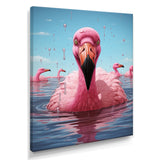 Pink Flamingo Family Celebration - Flamingo Wall Decor