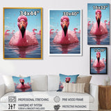 Pink Flamingo Family Celebration - Flamingo Wall Decor