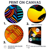 Gorgeous Giraffe Magical Sunset - Giraffe Wall Decor