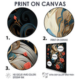 Future Horse Portrait Blooming Flowers - Horse Bedroom Wall Art