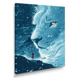 Spirit Of The White Lion Fantasy - Lion Home Decor Art