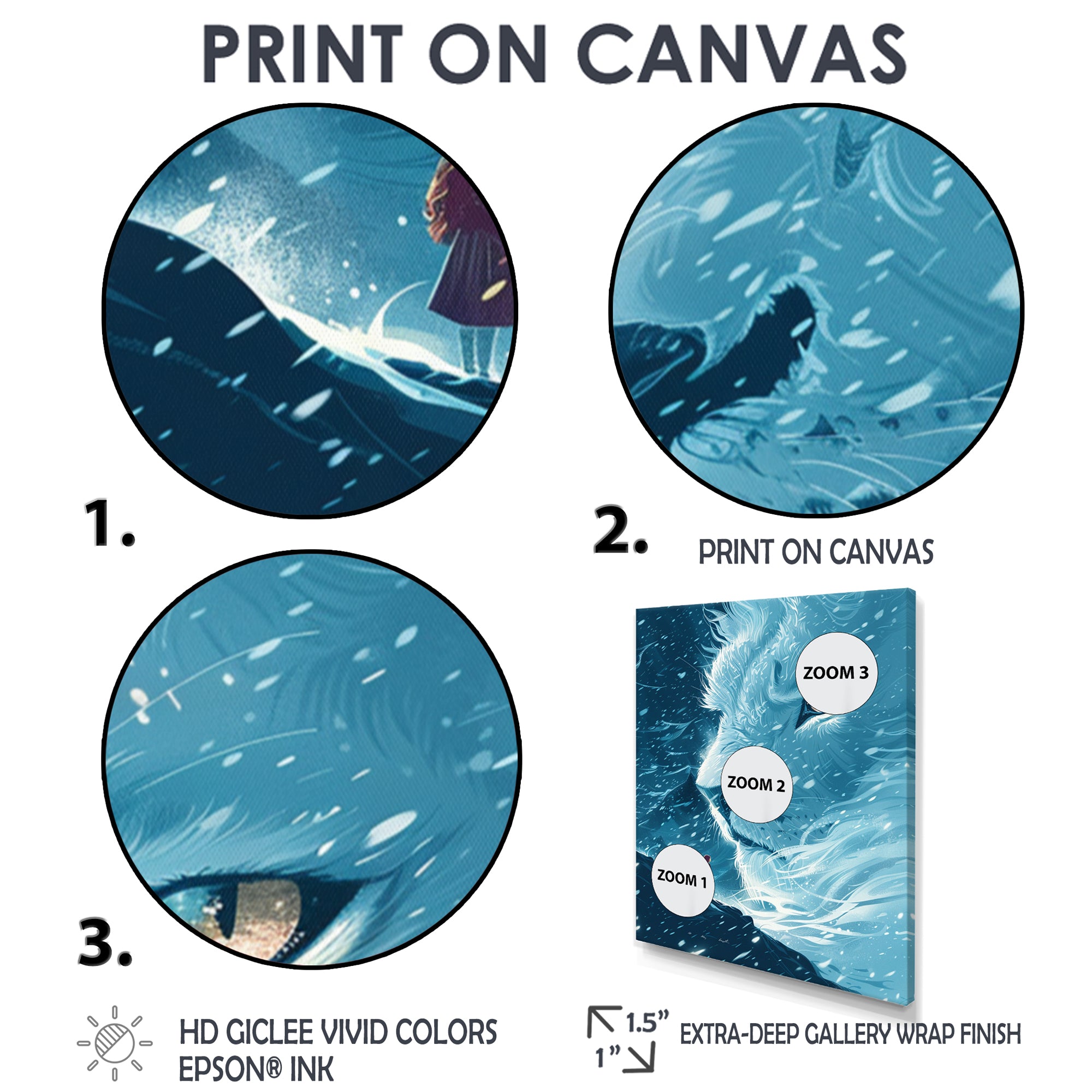 Spirit Of The White Lion Fantasy - Lion Home Decor Art