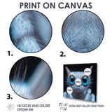 Macro Close-up Of Cute Spider Creature - Insects & Bugs Framed Canvas Art